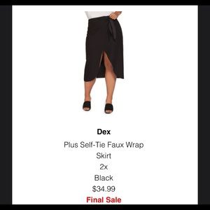 Dex 2X Ladies Skirt